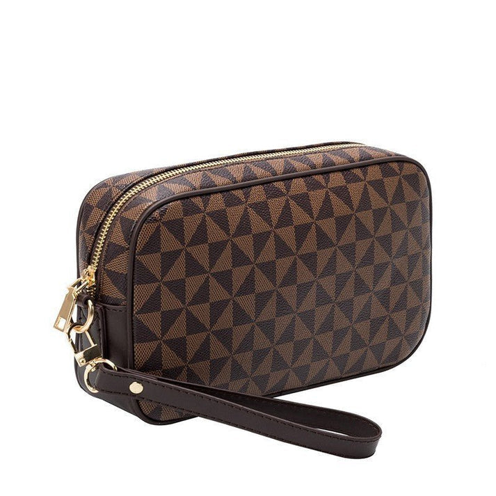 All-matching Printed Clutch Personalized Business Hand-held Bag Clip Wallet