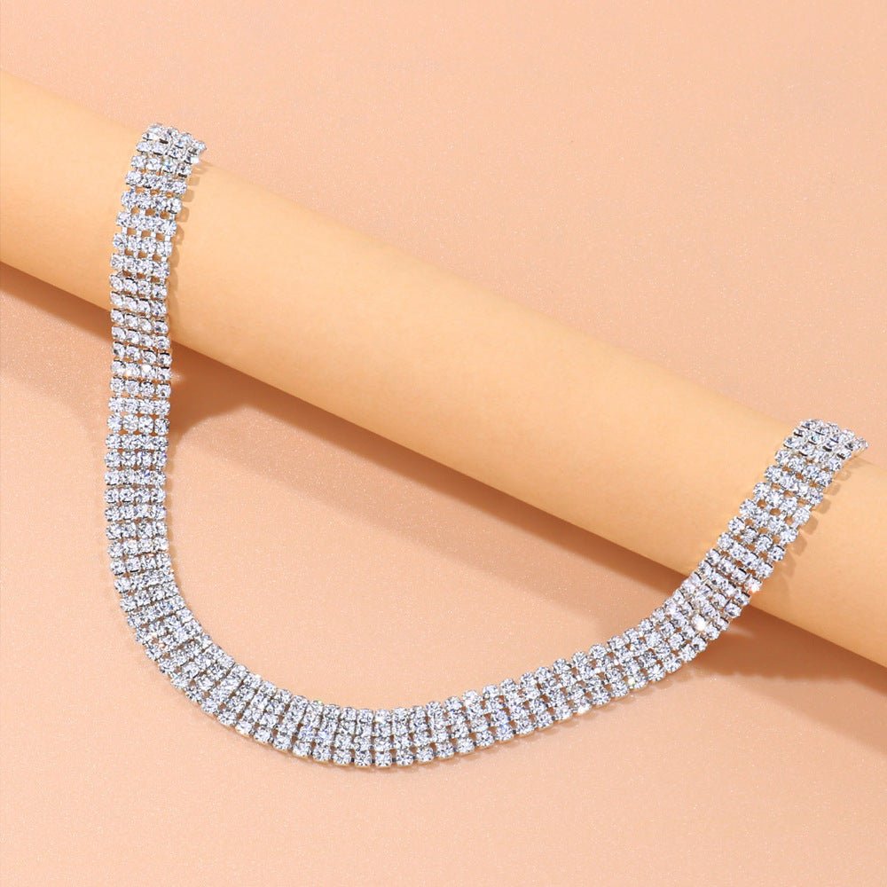 Versatile Personality Fashion Sexy Multi-row Necklace