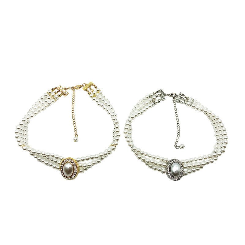 Women's Multi-layer Pearl Decorative Necklace