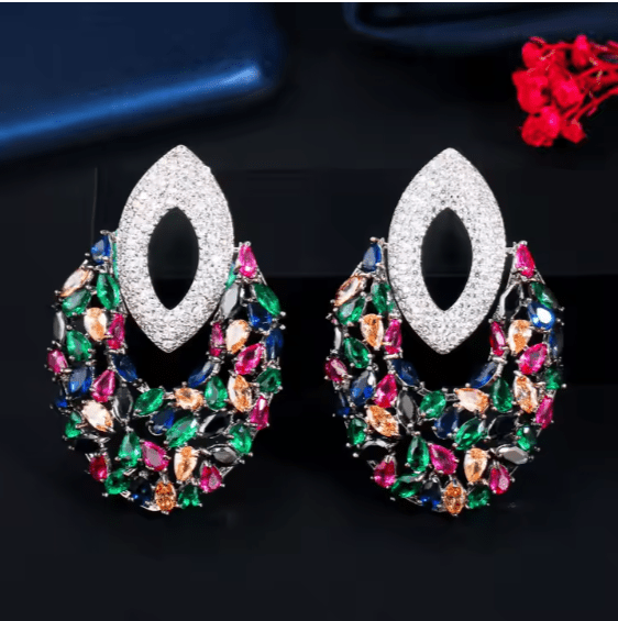 Zirconia Claw Necklace Set ©